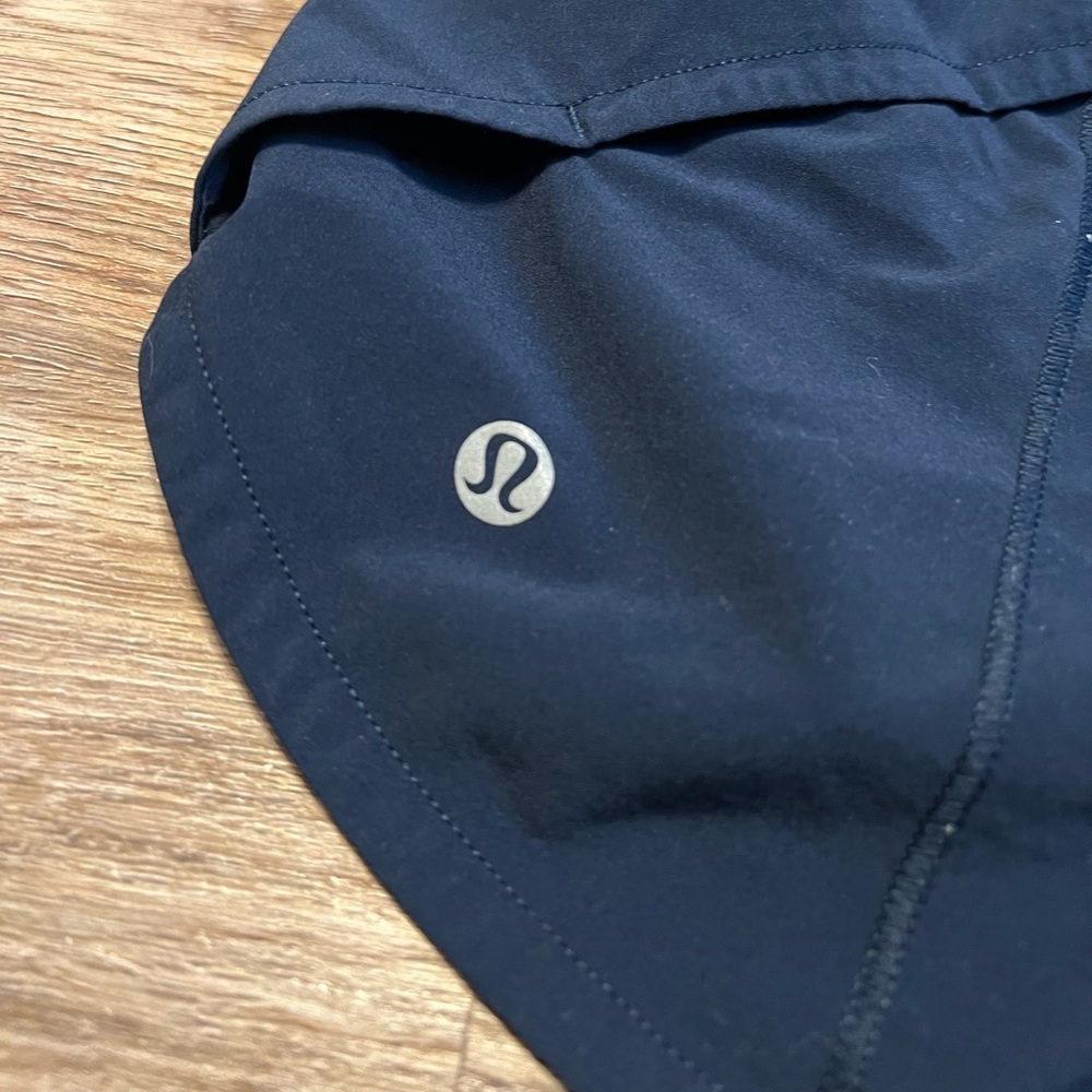 Lululemon Speed Up Short Long 4” Updated Fit True Navy Blue Size 4 - Picture 9 of 13
